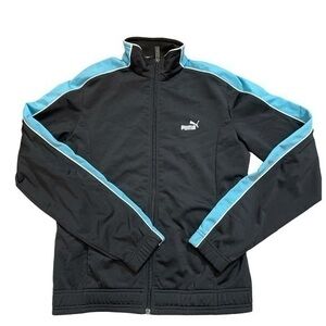 Puma Black & Turquoise Track Jacket